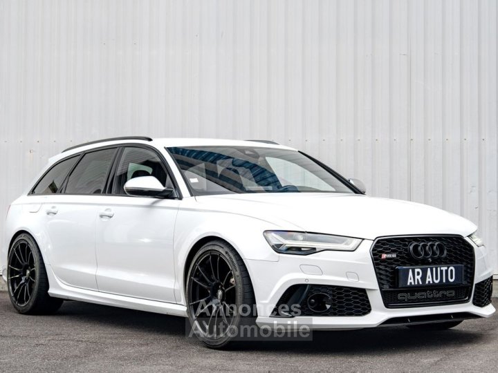 Audi RS6 40 TFSI 560 CH QUATTRO Tiptronic Carbone CarPlay Cam&eacute;ra 360 Roues hiver et &eacute;t&eacute; R&eacute;gulateur adaptatif Suspension active - 1