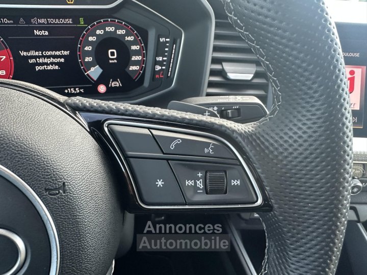 Audi A1 Sportback 30 TFSI 116 ch S tronic 7 S Line Plus - 19