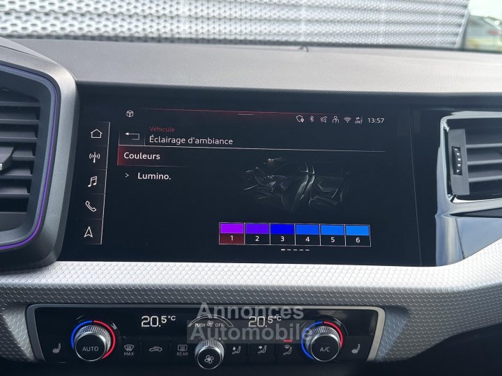 Audi A1 Sportback 30 TFSI 116 ch S tronic 7 S Line Plus - 24