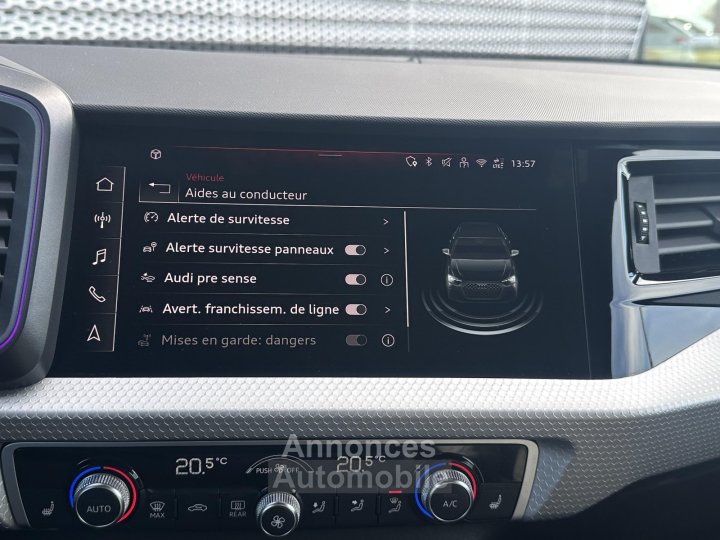 Audi A1 Sportback 30 TFSI 116 ch S tronic 7 S Line Plus - 25