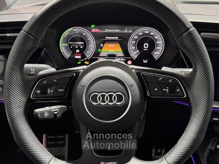 Audi A3 Sportback TFSI e Hybride rechargeable 272 S tronic 6 S line - 9