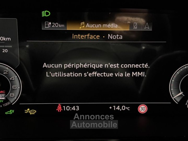 Audi A3 Sportback TFSI e Hybride rechargeable 272 S tronic 6 S line - 46