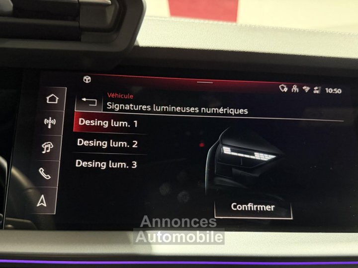 Audi A3 Sportback TFSI e Hybride rechargeable 272 S tronic 6 S line - 62