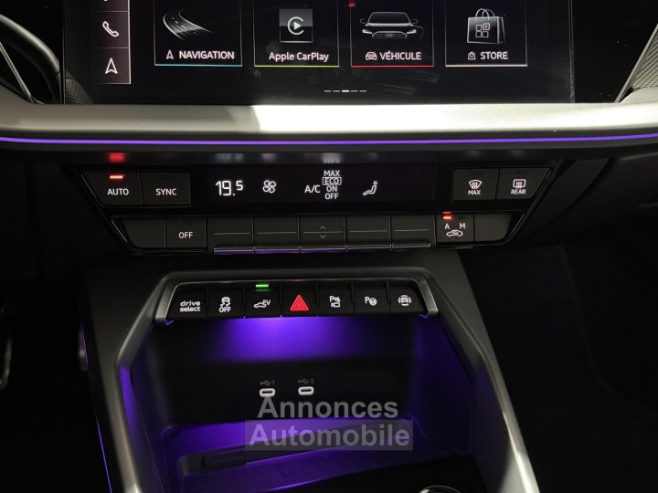 Audi A3 Sportback TFSI e Hybride rechargeable 272 S tronic 6 S line - 70