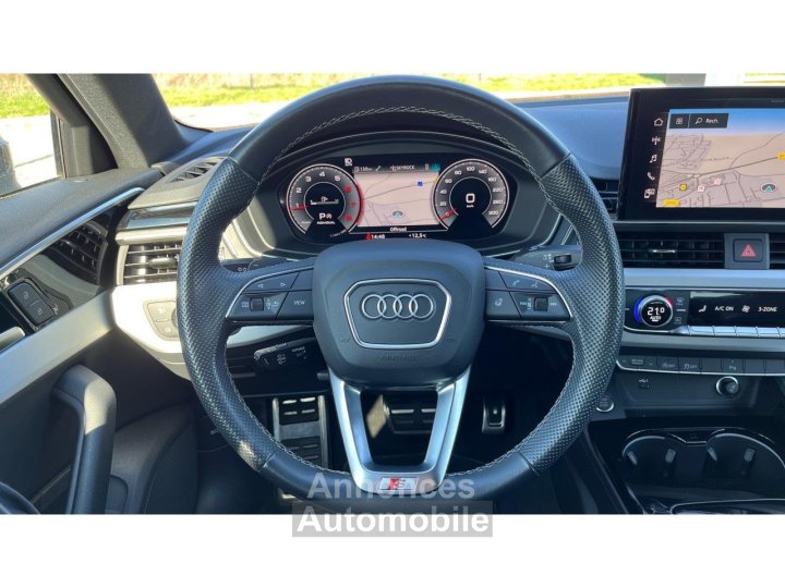 Audi A4 20 35 TFSI 150 BVA S-tronic S line - CAMERA / DRIVE SELECT / VOLANT CHAUFFANT - 23