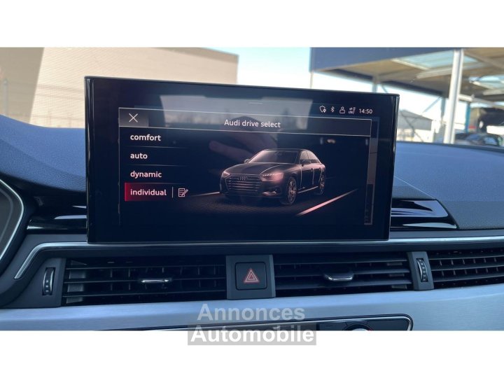 Audi A4 20 35 TFSI 150 BVA S-tronic S line - CAMERA / DRIVE SELECT / VOLANT CHAUFFANT - 31
