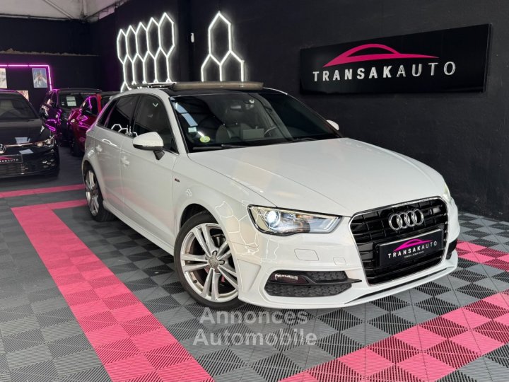 Audi A3 Sportback 20 TDI 150 ch S Line ~ Toit ouvrant ~ Cam&eacute;ra de recul ~ Distribution OK ~ - 1