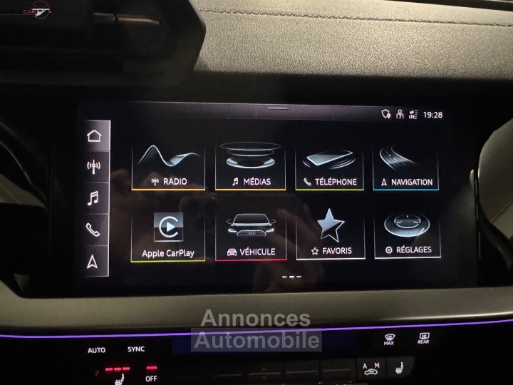 Audi A3 Sportback 40 TFSIe 204 S tronic 6 S Line GARANTIE 12 MOIS - 22