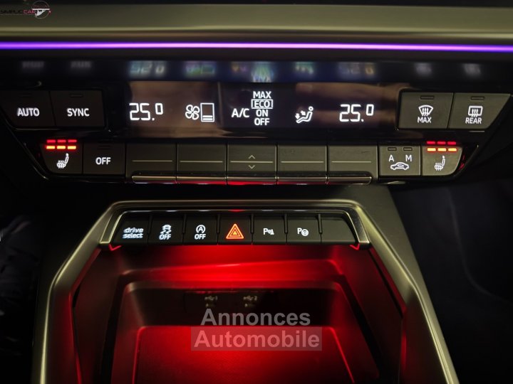 Audi A3 Sportback 40 TFSIe 204 S tronic 6 S Line GARANTIE 12 MOIS - 25