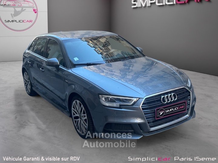 Audi A3 Sportback 35 TFSI CoD 150 S tronic 7 S Line exterieur GARANTIE 12 MOIS - 7