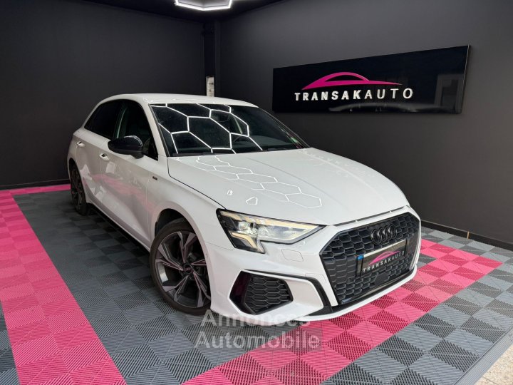 Audi A3 Sportback 35 TDI 150 S tronic 7 S Line CAMERA / KEYLESS / DRIVE SELECT / CARPLAY / LUMIERE D'AMBIANCE / PARK ASSIST / VIRTUAL / PALETTES - 1