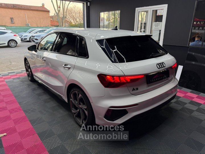 Audi A3 Sportback 35 TDI 150 S tronic 7 S Line CAMERA / KEYLESS / DRIVE SELECT / CARPLAY / LUMIERE D'AMBIANCE / PARK ASSIST / VIRTUAL / PALETTES - 4