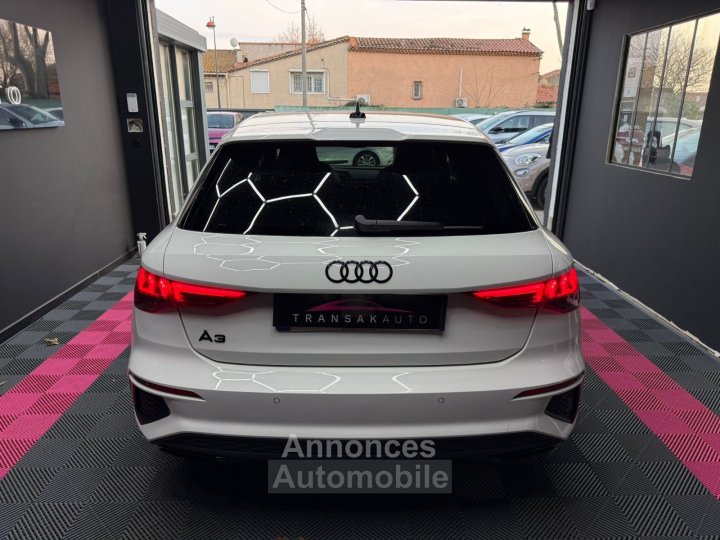 Audi A3 Sportback 35 TDI 150 S tronic 7 S Line CAMERA / KEYLESS / DRIVE SELECT / CARPLAY / LUMIERE D'AMBIANCE / PARK ASSIST / VIRTUAL / PALETTES - 5