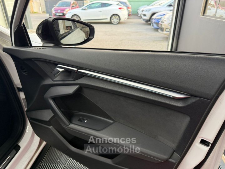 Audi A3 Sportback 35 TDI 150 S tronic 7 S Line CAMERA / KEYLESS / DRIVE SELECT / CARPLAY / LUMIERE D'AMBIANCE / PARK ASSIST / VIRTUAL / PALETTES - 14