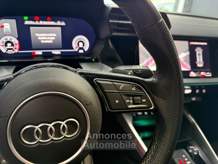 Audi A3 Sportback 35 TDI 150 S tronic 7 S Line CAMERA / KEYLESS / DRIVE SELECT / CARPLAY / LUMIERE D'AMBIANCE / PARK ASSIST / VIRTUAL / PALETTES - 24