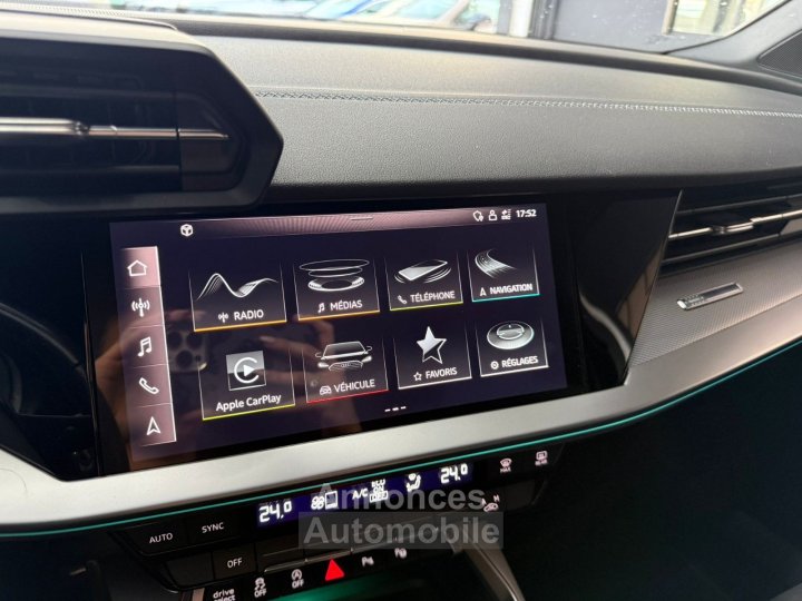 Audi A3 Sportback 35 TDI 150 S tronic 7 S Line CAMERA / KEYLESS / DRIVE SELECT / CARPLAY / LUMIERE D'AMBIANCE / PARK ASSIST / VIRTUAL / PALETTES - 30