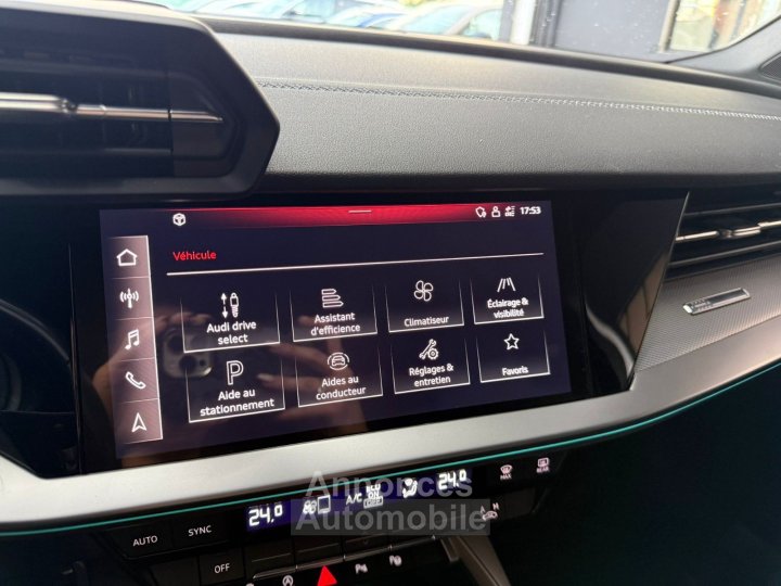 Audi A3 Sportback 35 TDI 150 S tronic 7 S Line CAMERA / KEYLESS / DRIVE SELECT / CARPLAY / LUMIERE D'AMBIANCE / PARK ASSIST / VIRTUAL / PALETTES - 31