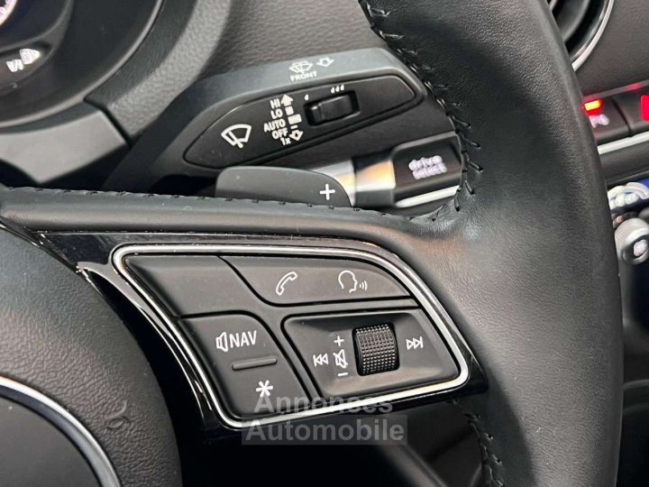 Audi A3 Cabriolet 20 TDi S-LINE BOITE AUTO COCKPIT RADAR - 8