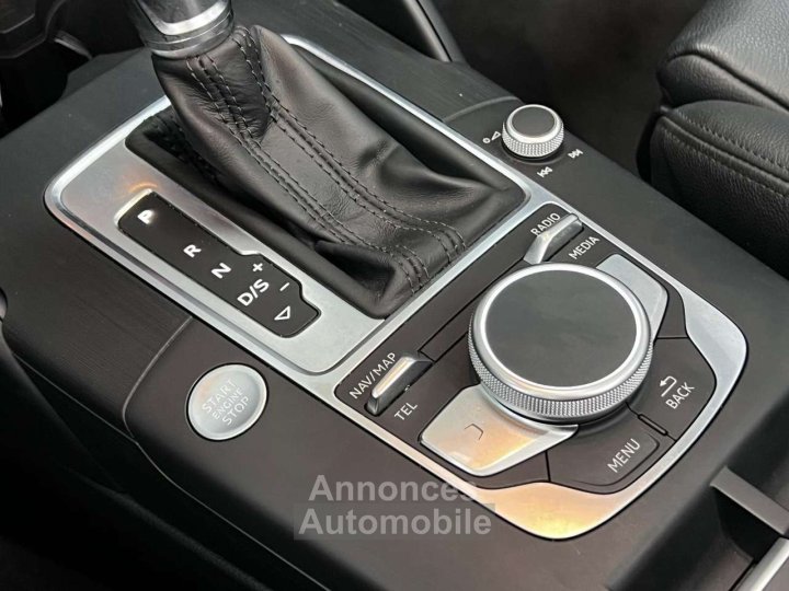Audi A3 Cabriolet 20 TDi S-LINE BOITE AUTO COCKPIT RADAR - 11
