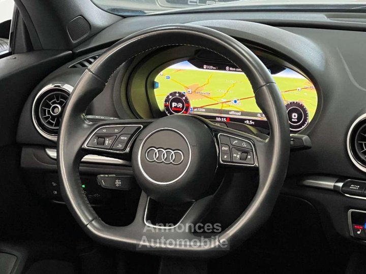Audi A3 Cabriolet 20 TDi S-LINE BOITE AUTO COCKPIT RADAR - 13