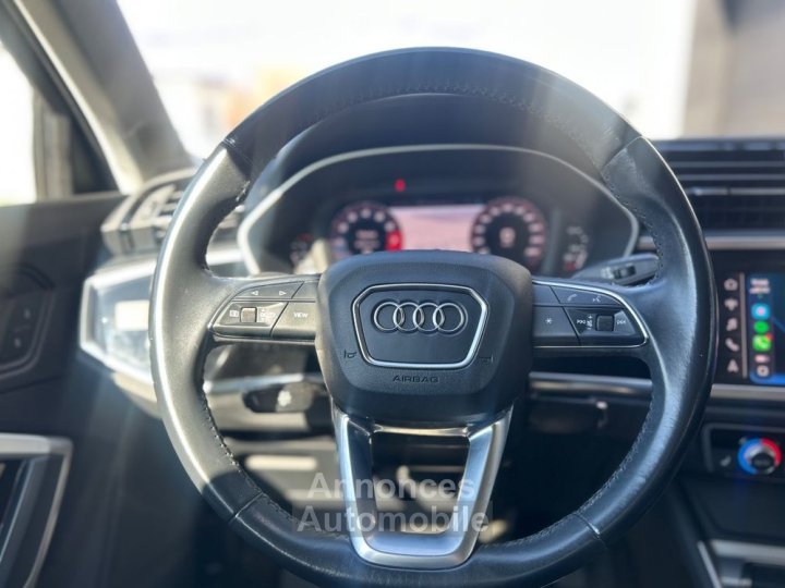 Audi Q3 15l 35 tfsi 150ch design apple carplay sans fil %2B sieges chauffants radars av-ar - 15