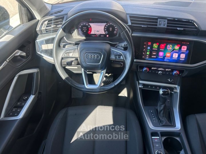 Audi Q3 15l 35 tfsi 150ch design apple carplay sans fil %2B sieges chauffants radars av-ar - 16