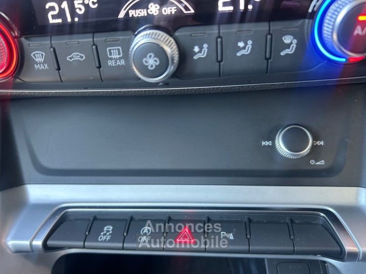 Audi Q3 15l 35 tfsi 150ch design apple carplay sans fil %2B sieges chauffants radars av-ar - 21