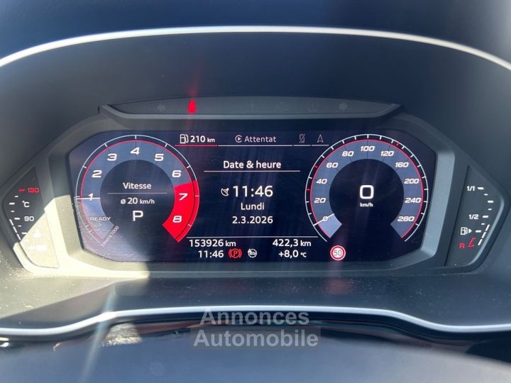 Audi Q3 15l 35 tfsi 150ch design apple carplay sans fil %2B sieges chauffants radars av-ar - 28
