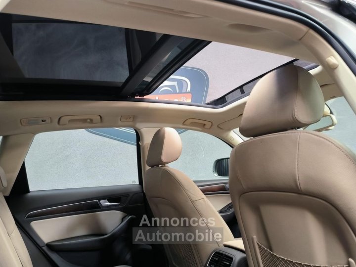Audi Q5 20 Tdi 190cv S-TRONIC AVUS 1ere main Toit ouvrant Panoramique Cuir chauffant R&eacute;vis&eacute; et Garanti 12 mois - 7
