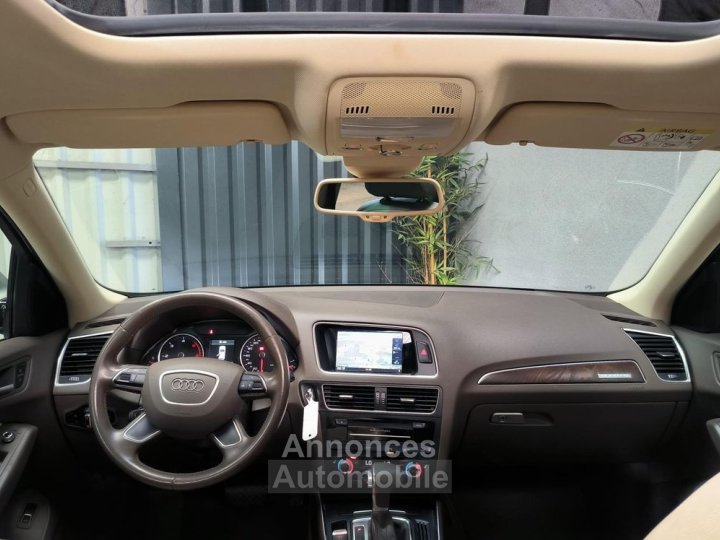 Audi Q5 20 Tdi 190cv S-TRONIC AVUS 1ere main Toit ouvrant Panoramique Cuir chauffant R&eacute;vis&eacute; et Garanti 12 mois - 10