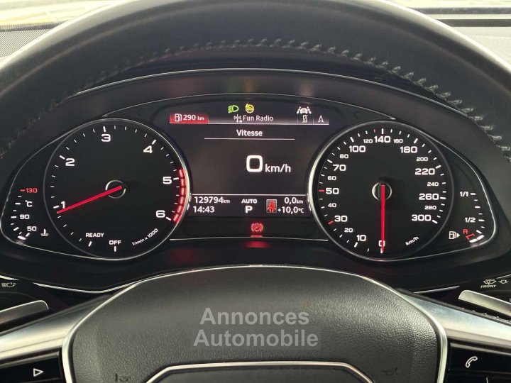 Audi A6 BREAK 20 TDi SPORT-1ERPRO-GPS-CUIR-ATTELAGE-PDC - 21