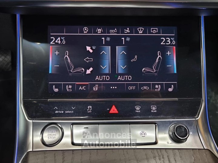 Audi A7 Sportback 30 50 TDI Quattro Tiptronic8 Avus Extented - 286cv / Toit ouvrant / Cam&eacute;ra 360&deg; - 11