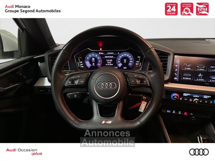 Audi A1 Sportback 40 TFSI 207 ch S tronic 7 S Line - 7
