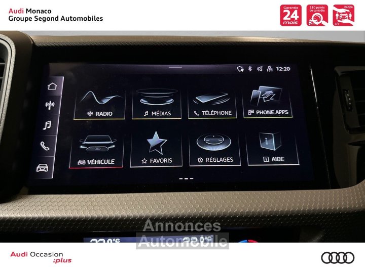 Audi A1 Sportback 40 TFSI 207 ch S tronic 7 S Line - 10