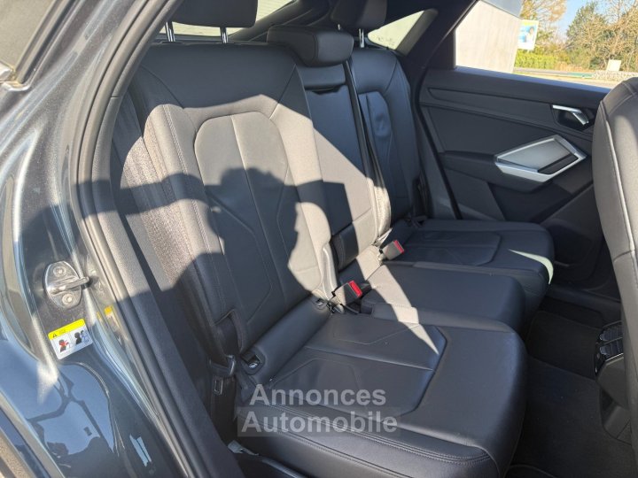 Audi Q3 Sportback 15 TFSI Mild Hybrid DSG7 150 cv - R&eacute;gulateur / Attelage / R&eacute;gulateur / Cam&eacute;ra De Recul / CT OK - - 17