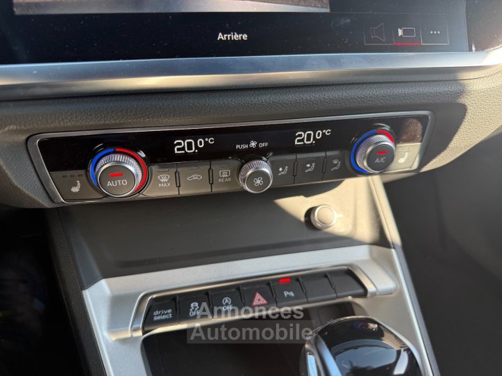 Audi Q3 Sportback 15 TFSI Mild Hybrid DSG7 150 cv - R&eacute;gulateur / Attelage / R&eacute;gulateur / Cam&eacute;ra De Recul / CT OK - - 22