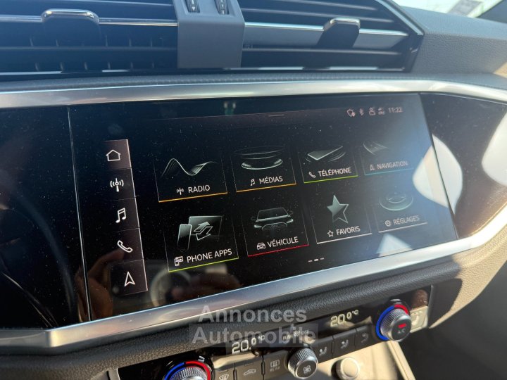 Audi Q3 Sportback 15 TFSI Mild Hybrid DSG7 150 cv - R&eacute;gulateur / Attelage / R&eacute;gulateur / Cam&eacute;ra De Recul / CT OK - - 24