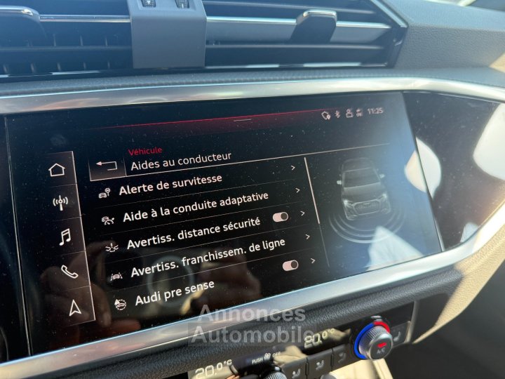 Audi Q3 Sportback 15 TFSI Mild Hybrid DSG7 150 cv - R&eacute;gulateur / Attelage / R&eacute;gulateur / Cam&eacute;ra De Recul / CT OK - - 32