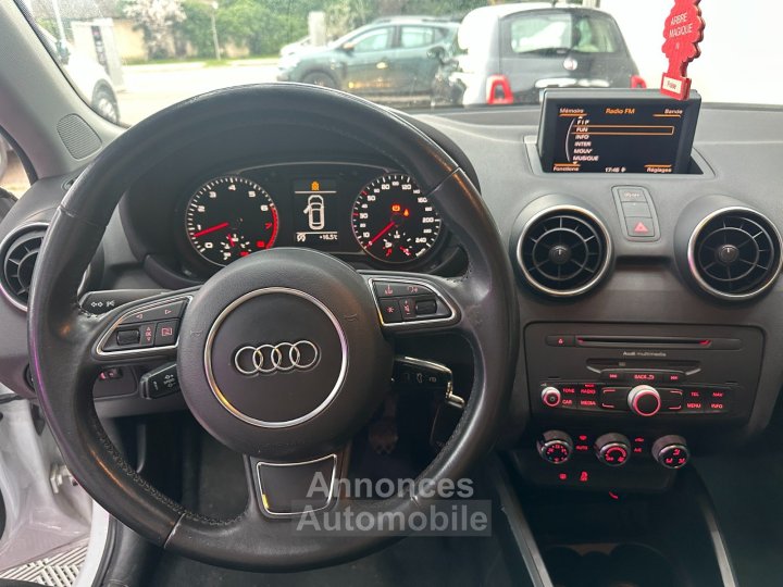 Audi A1 Sportback 12 TFSI 86 Ambiente ~ 5 Portes ~ Suivi - Radio / Bluetooth ~ R&eacute;gulateur - 7
