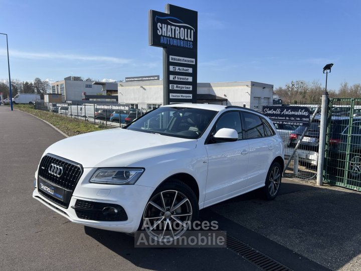 Audi Q5 20 TDI 190ch S-Line Quattro S-Tronic 7 GPS Cam&eacute;ra Entretien a jour - 1