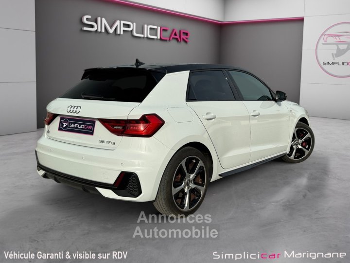 Audi A1 Sportback 35 TFSI 150 ch S tronic 7 S Line Bang Olufsen CarPlay Camera R&eacute;gulateur Garantie 12 Mois - 4