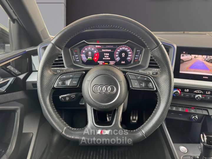 Audi A1 Sportback 35 TFSI 150 ch S tronic 7 S Line Bang Olufsen CarPlay Camera R&eacute;gulateur Garantie 12 Mois - 10