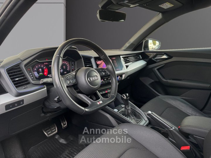Audi A1 Sportback 35 TFSI 150 ch S tronic 7 S Line Bang Olufsen CarPlay Camera R&eacute;gulateur Garantie 12 Mois - 12