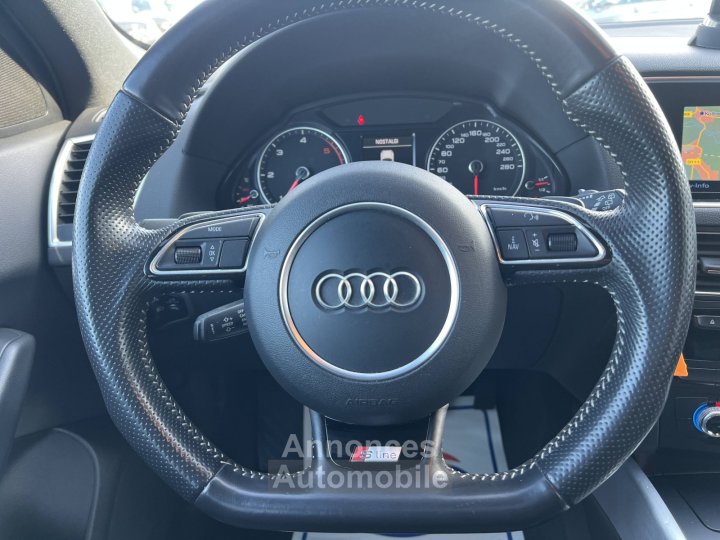 Audi Q5 20 TDI 190ch S-Line Quattro S-Tronic 7 GPS Cam&eacute;ra Entretien a jour - 24
