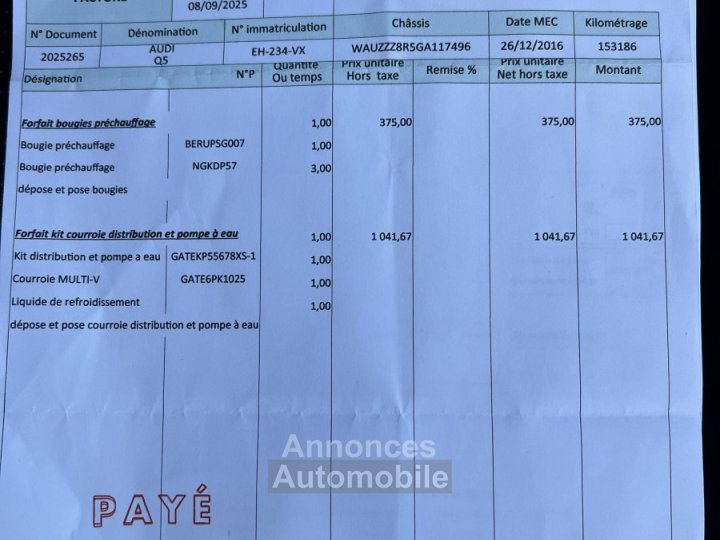 Audi Q5 20 TDI 190ch S-Line Quattro S-Tronic 7 GPS Cam&eacute;ra Entretien a jour - 36