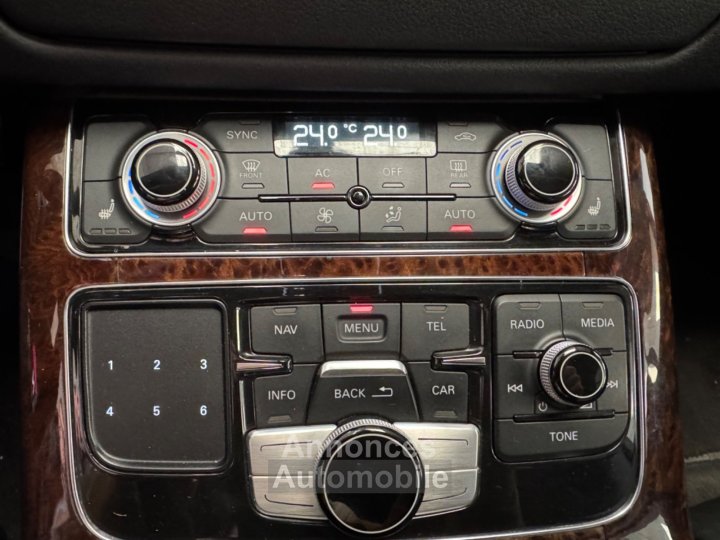 Audi A8 Avus 20 TFSi Hybrid Tiptronic 245 CV - Cam&eacute;ra de recul - si&egrave;ges chauffants - 23