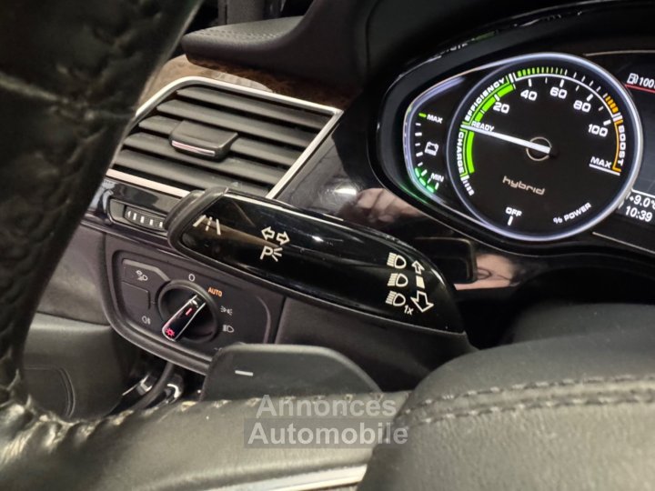 Audi A8 Avus 20 TFSi Hybrid Tiptronic 245 CV - Cam&eacute;ra de recul - si&egrave;ges chauffants - 31