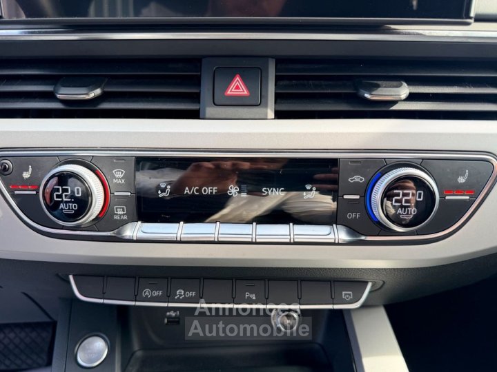 Audi A4 Avant 35 TDi 20d 163ch Design S-Tronic7 S&S Entretien complet  Cuir Electrique Chauffant M&eacute;moire ACC Lane Assist Hayon Sound System Clim 3 zones CarP - 10