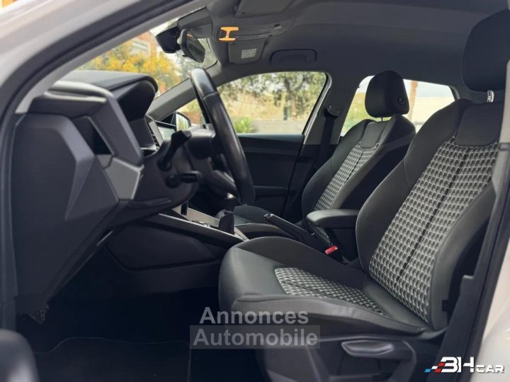 Audi A1 SPORTBACK 10 25 TFSI 95cv DESIGN / SIEGES CHAUFFANTS / SUIVI ENTRETIEN / GARANTIE 6 MOIS - 10