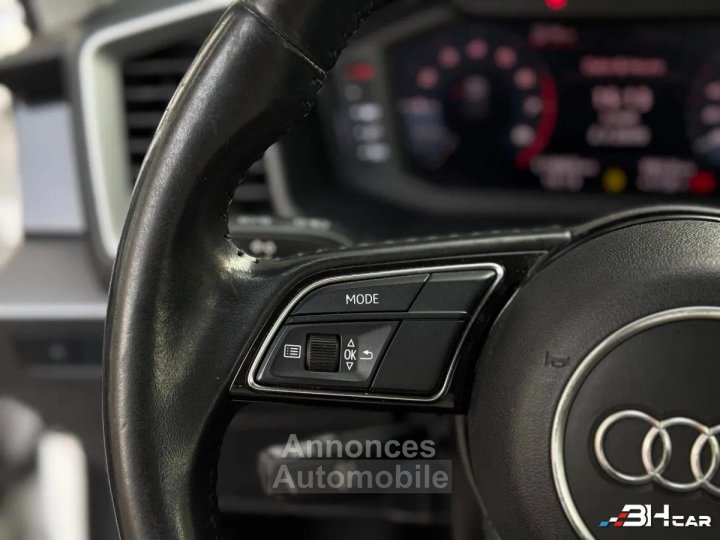 Audi A1 SPORTBACK 10 25 TFSI 95cv DESIGN / SIEGES CHAUFFANTS / SUIVI ENTRETIEN / GARANTIE 6 MOIS - 19